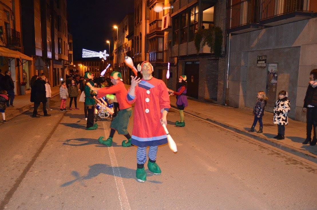 malabares de luz